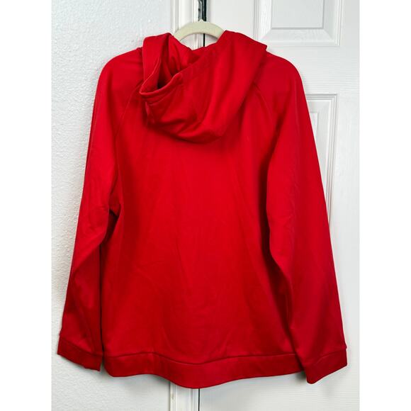 Nike Dri-Fit Liberty Flames Hoodie XL Red College Athletic Pullover - Picture 3 of 9